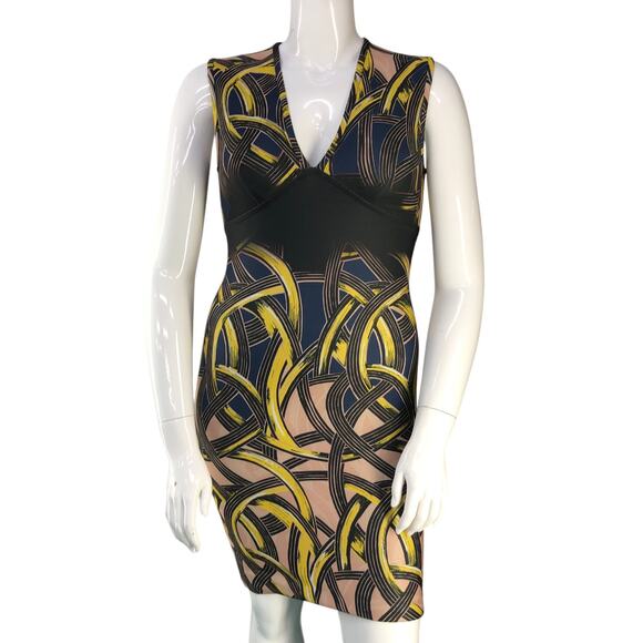Yigal Azrouel Womens Size 12 Dress Scuba Sheath Sleeveless Stretch USA Made - Picture 11 of 14